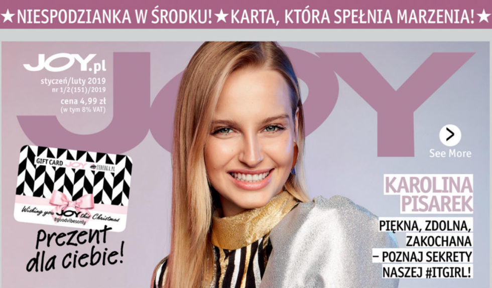 Już jest! Najnowszy numer magazynu Joy. W środku wyjątkowa niespodzianka! Już jest! Najnowszy numer magazynu Joy. W środku wyjątkowa niespodzianka!