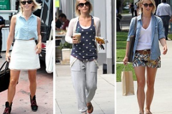 Trzy stylizacje Julianne Hough