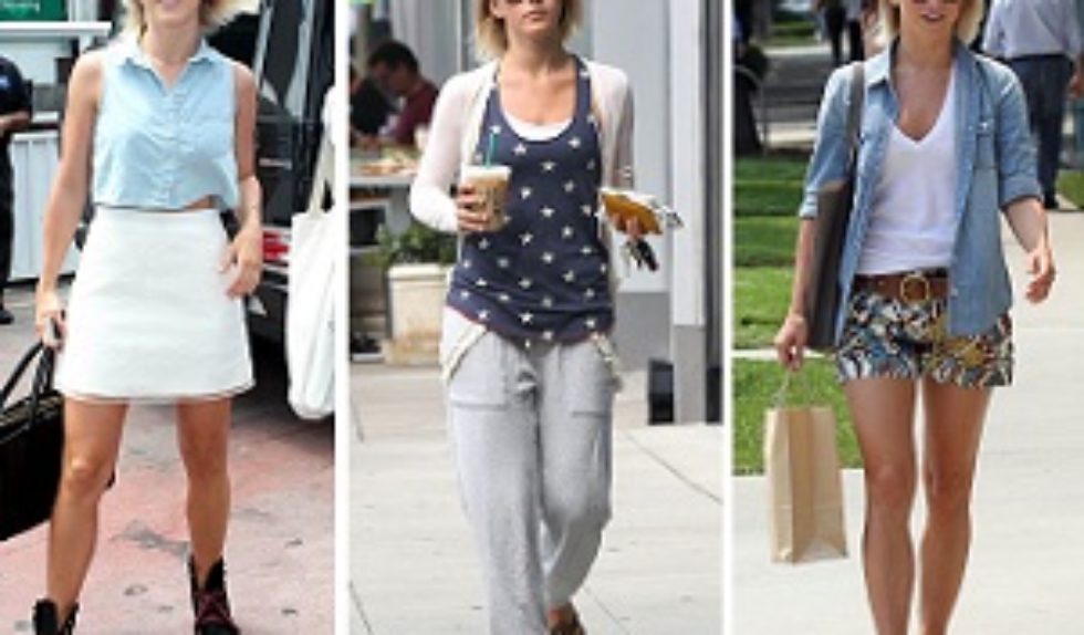Trzy stylizacje Julianne Hough