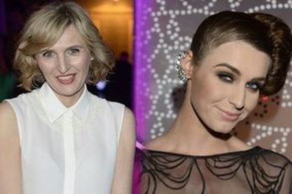 Fryzury Jusis i Kamińskiej na pokazie Paprocki&Brzozowski