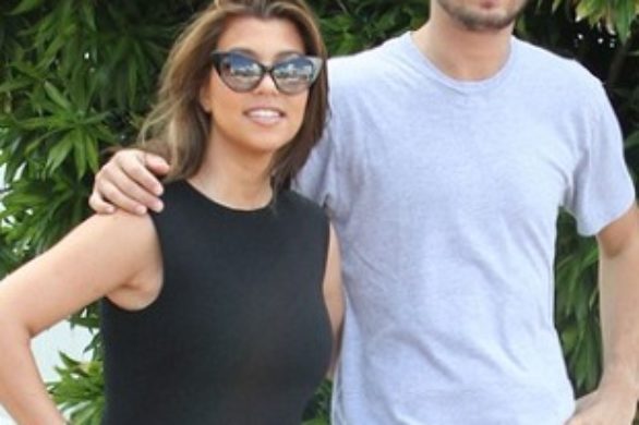 Kourtney Kardashian w codziennej stylizacji