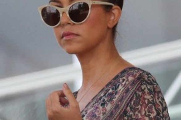 Kourtney Kardashian w rzymiankach