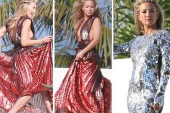 Kate Hudson za kulisami sesji zdjęciowej (FOTO)