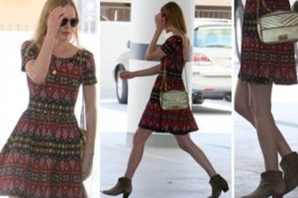 Kate Bosworth w dziewczęcej sukience (FOTO)