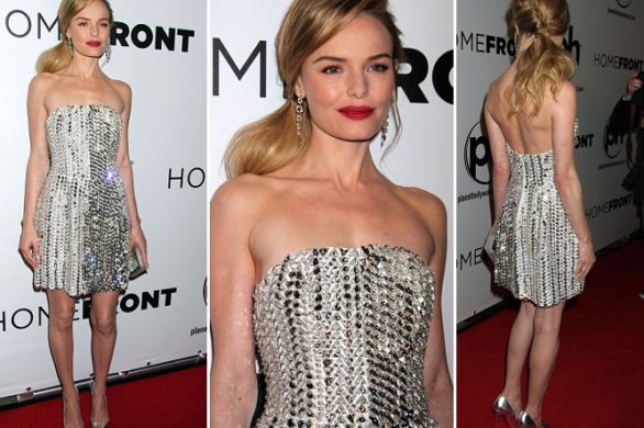 Kate Bosworth w błyszczącej sukience Fendi