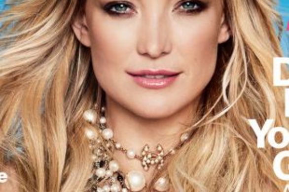 Kate Hudson topless na okładce Glamour