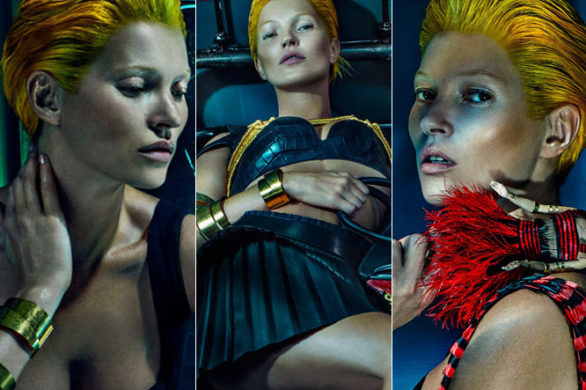 Krótkowłosa Kate Moss w kampanii Alexander McQueen!