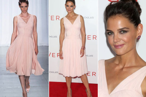 Katie Holmes w sukience Zac Posen (FOTO)