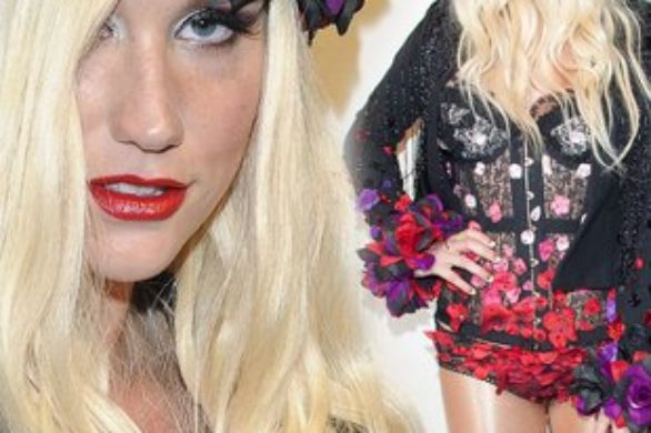 Ke$ha cała w kwiatach (FOTO)