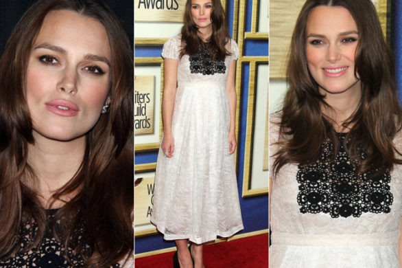 Keira Knightley w ciąży postawiła na Burberry (FOTO)