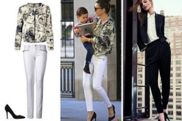 Miranda Kerr na co dzień wybiera Mango