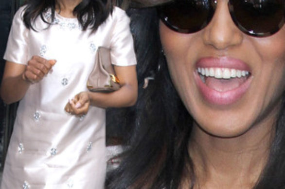 Kerry Washington w sukience Tory Burch