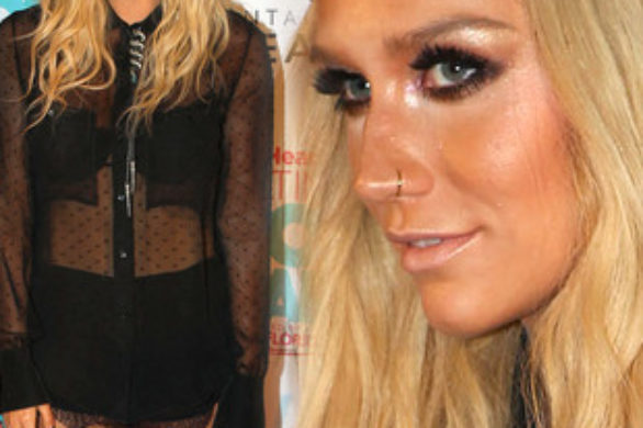 Kesha w seksownych prześwitach