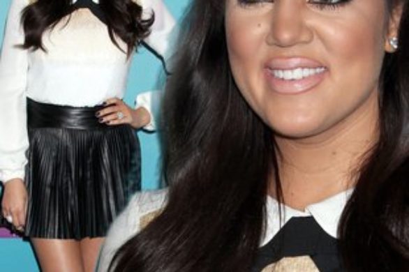 Khloe Kardashian jak niegrzeczna uczennica (FOTO)