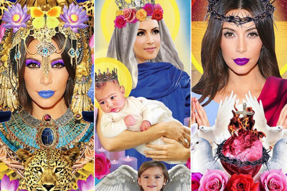 Kim Kardashian jako Matka Boska i Boginie! (FOTO)
