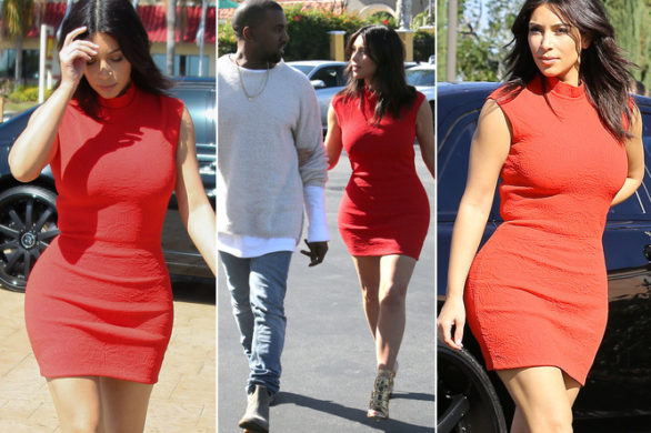 Kim Kardashian – dama w czerwieni (FOTO)