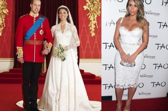 Kim Kardashian marzy o sukni ślubnej Księżnej Kate (FOTO)