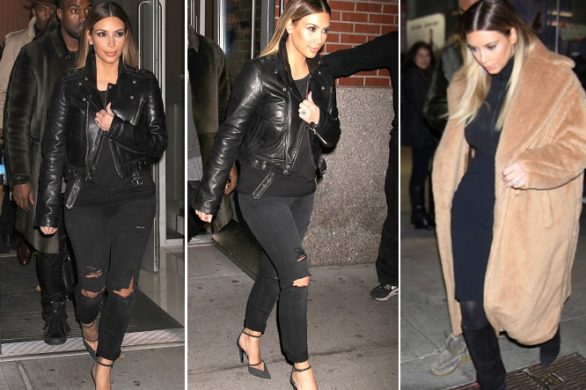 Kim Kardashian stawia na czerń w roli głównej  (FOTO)