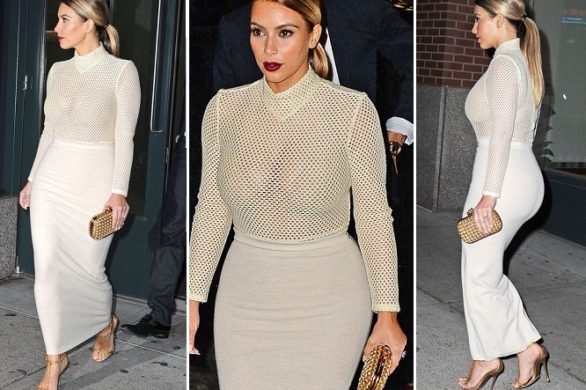 Kim Kardashian w dopasowanej spódnicy (FOTO)