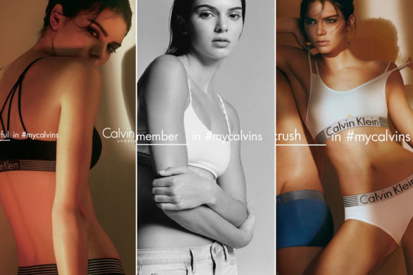 Kendall Jenner na gorących fotkach w bieliźnie Calvin Klein