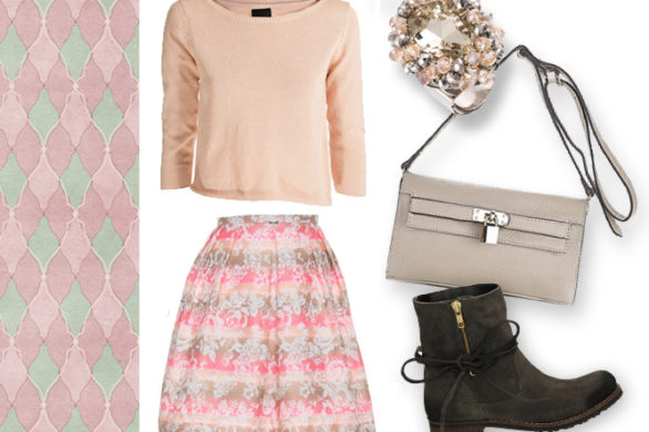 Zestaw dnia: zima w pastelach