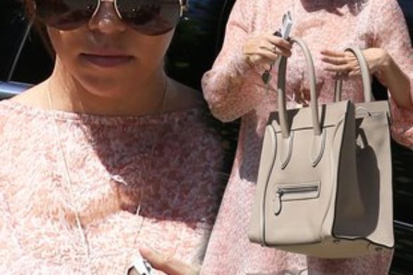 Kourtney Kardashian z torebką Celine (FOTO)