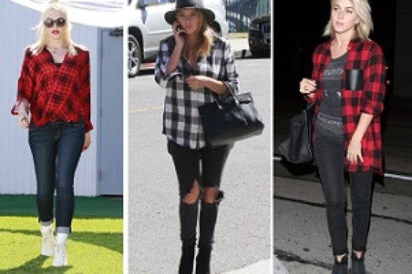 Gwiazdy pokochały koszule w kratkę (FOTO)