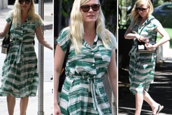 Kirsten Dunst w zielonej sukience (FOTO)