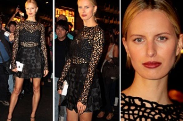 Karolina Kurkova cała w czerni (FOTO)