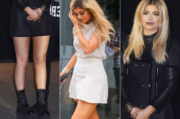 Dwie stylizacje Kylie Jenner podczas NYFW (FOTO)