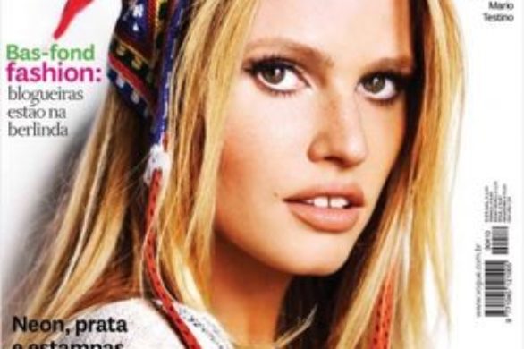 Lara Stone na okładce Vogue Brasil (FOTO)