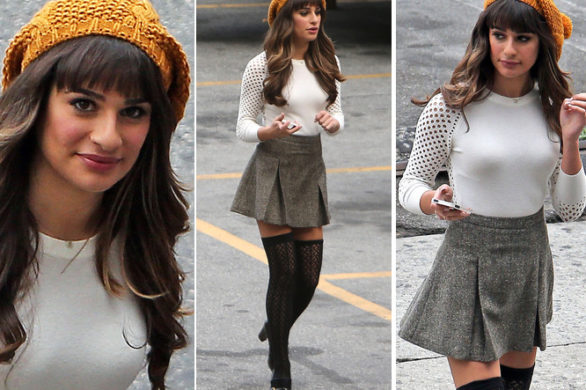 Lea Michele w jesiennym zestawie (FOTO)