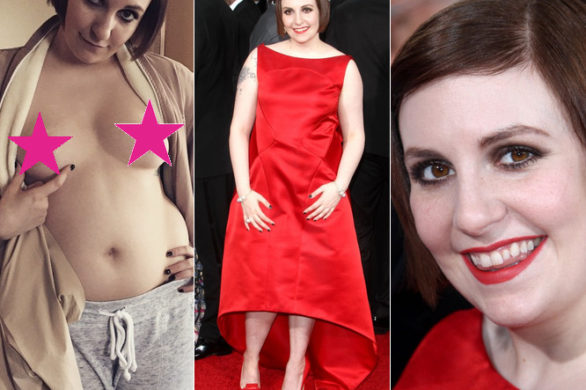 Lena Dunham pokazuje sutki przed Złotymi Globami (FOTO)