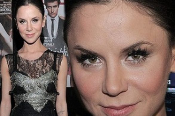 Natalia Lesz w koronkowej sukni