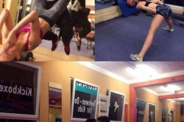 Anna Lewandowska naśladuje Ewę Chodakowską (FOTO)