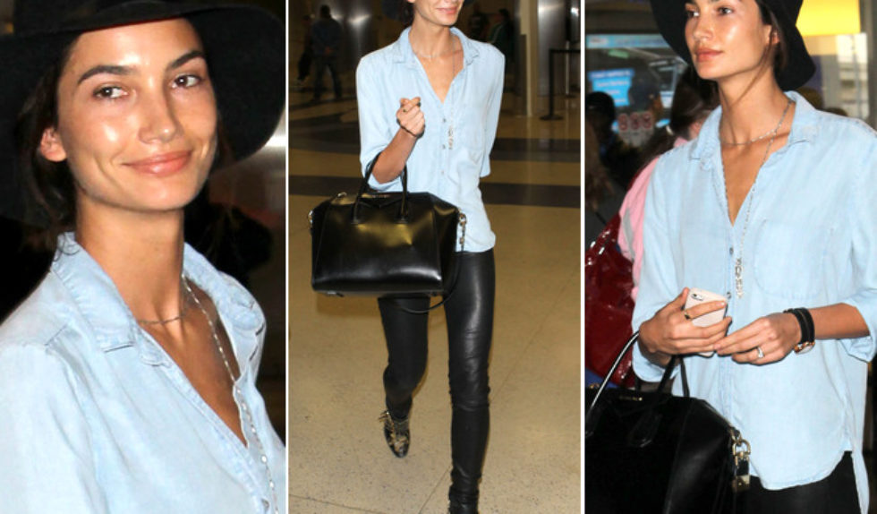 Aniołek Victoria’s Secret bez makijażu na lotnisku (FOTO)