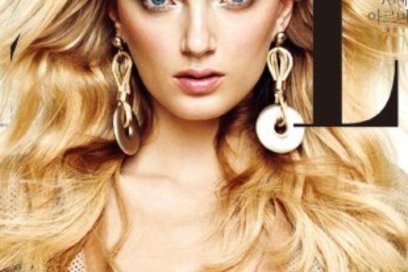 Lily Donaldson  na okładce kwietniowego Elle Korea (VIDEO)