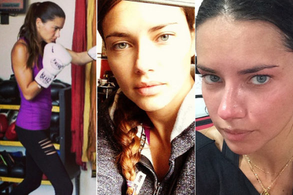 Adriana Lima nie boi się pokazywać bez makijażu (FOTO)