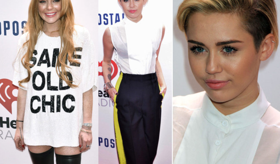 Lindsay Lohan vs. Miley Cyrus (FOTO) Lindsay Lohan vs. Miley Cyrus (FOTO)