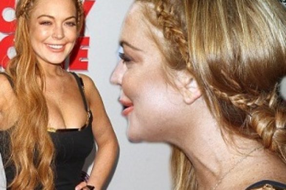 Lindsay Lohan w małej czarnej (FOTO)