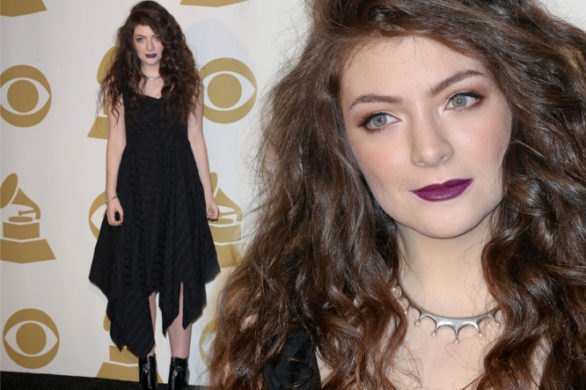 Lorde i jej usta w kolorze wina