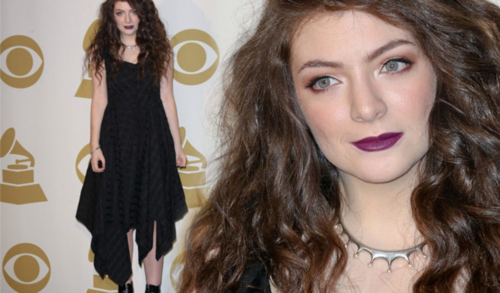 Lorde i jej usta w kolorze wina