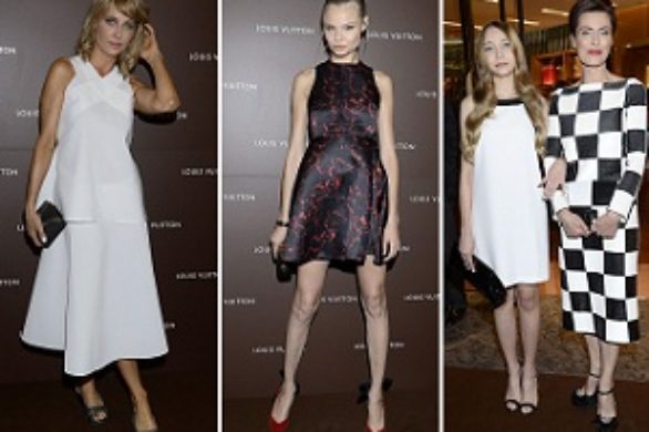 Stylizacje gwiazd na otwarciu butiku Louis Vuitton