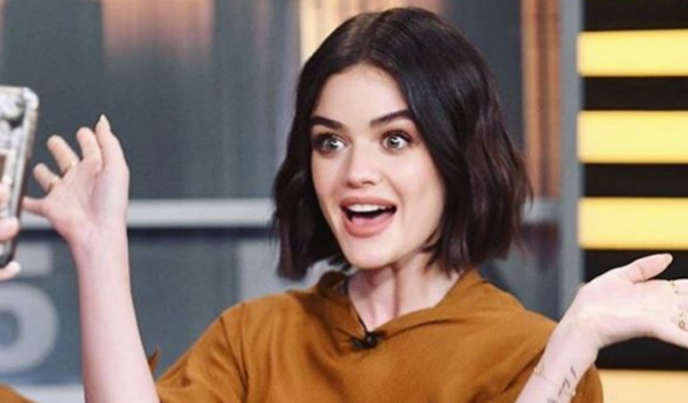 Lucy Hale znów szaleje z włosami. Tą fryzurą wyznaczy nowy trend?