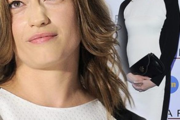 Magdalena Różczka w sukience o wyszczuplającym kroju