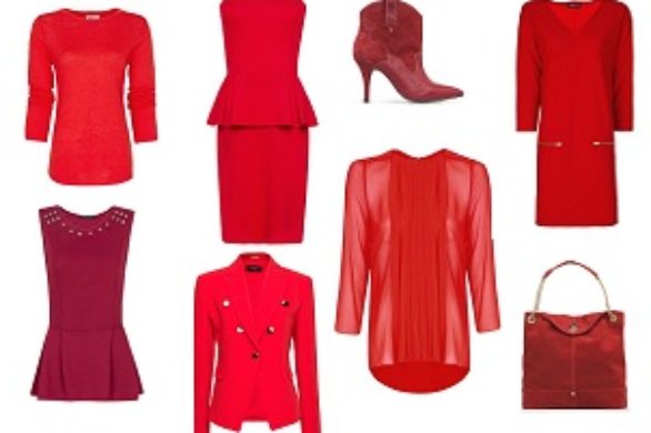 Czerwień i bordo od Mango jesień 2012