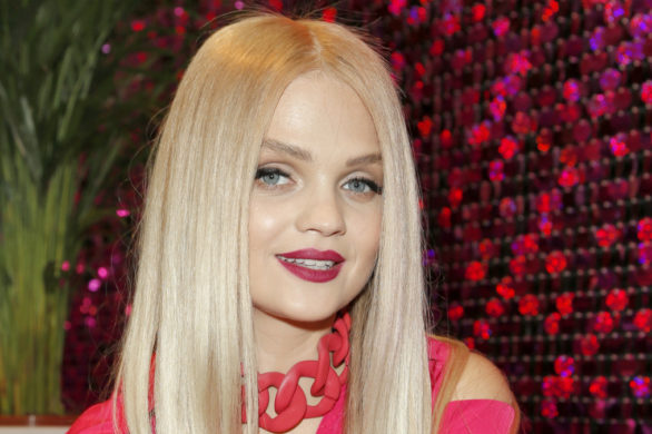 Niedopracowany makijaż Margaret na ściance