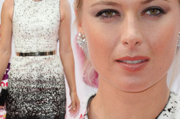 Maria Sharapova w Burberry Prorsum