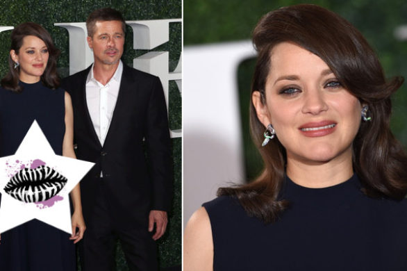 Marion Cotillard w ciąży rozkwitała u boku Brada Pitta (FOTO)