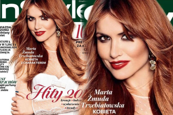 Rudowłosa Marta Żmuda-Trzebiatowska na okładce InStyle